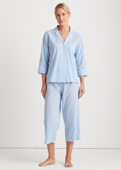 Ralph Lauren Printed Cotton-Blend Pyjamas Dame Danmark (GDROV8192)